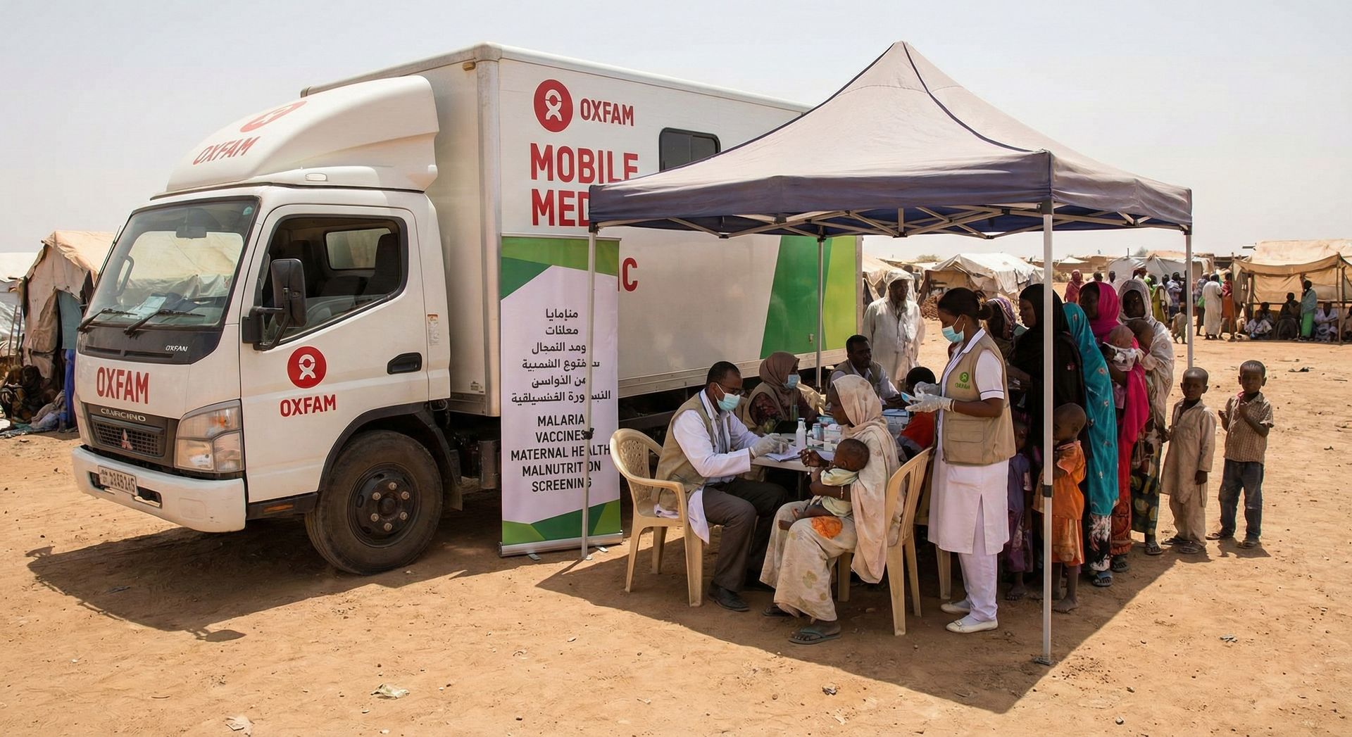 Sudan's Remote Communities Have No Access to Healthcare: Oxfam Mobile Clinics Are Their Only Hope